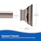 Kenney Mfg Twist & Fit No Tools Katrina Decorative Tension Shower Curtain Rod, 42-72in, Oil Rubbed Bronze KN911C/38HUS - alternate 4